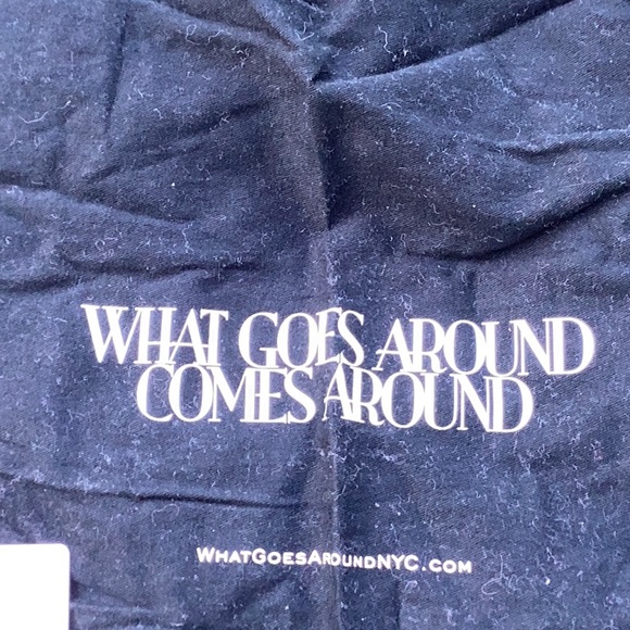 Vintage Louis Vuitton dust bag “ what goes around comes around” w/ original card - Picture 2 of 5